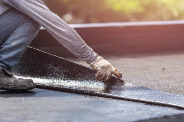 Professional Crawl Space Encapsulation technician working in New Weston, OH